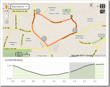 photo courtesy of mapmyrun.com